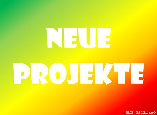 Neue Projekte