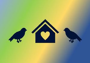 Futterquelle für heimische Vögel im Winter